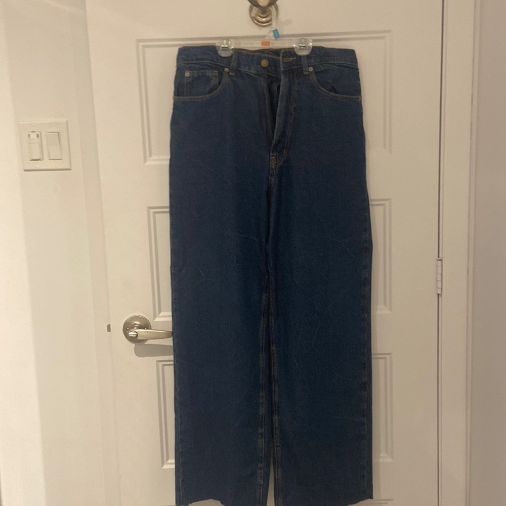 straight drop jeans